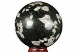 Polished Snowflake Stone Sphere - Pakistan #187527-1